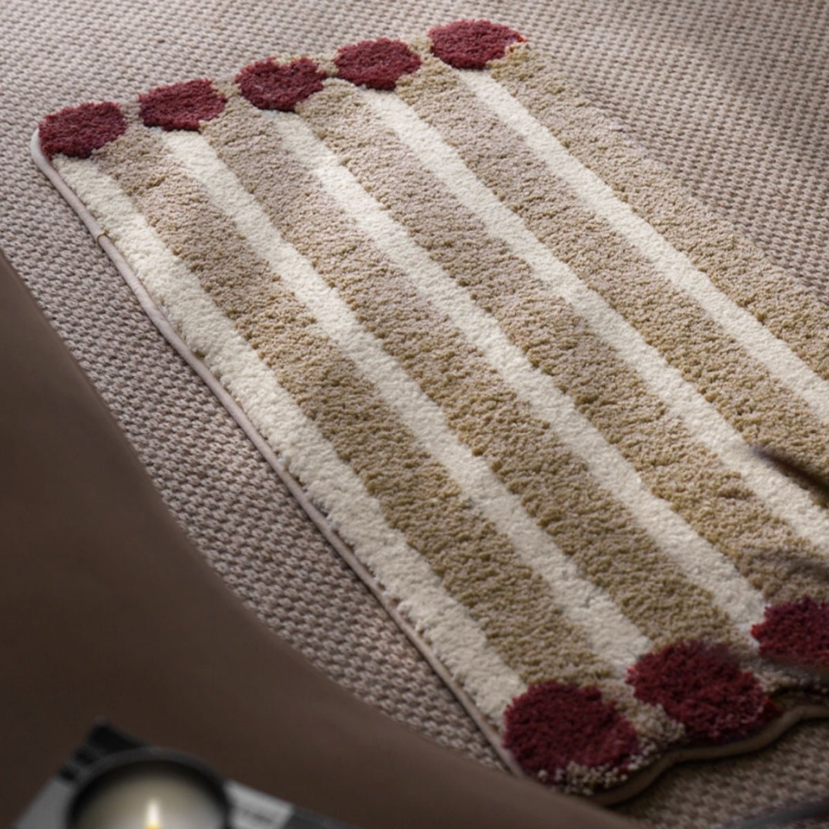 Lined Floor Mat - Rugs - bathroom - entryway - beekindled