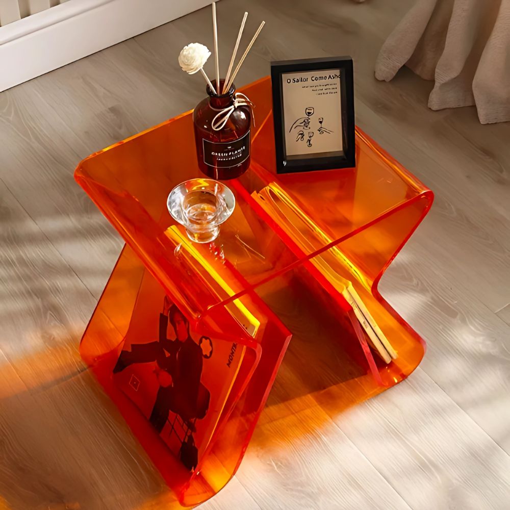 Lume Acrylic Table - Table - eclectic - furniture - beekindled