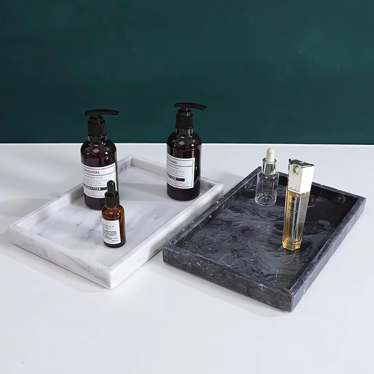 Marble Stone Tray - Trays - bathroom - livingroom - beekindled