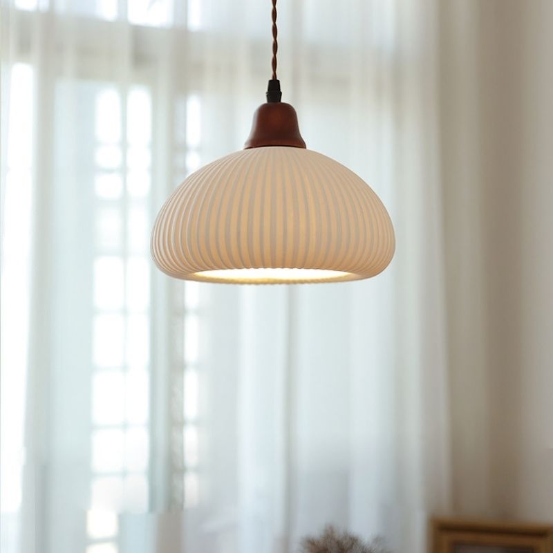 Nordic white modern pendant loft lamp.