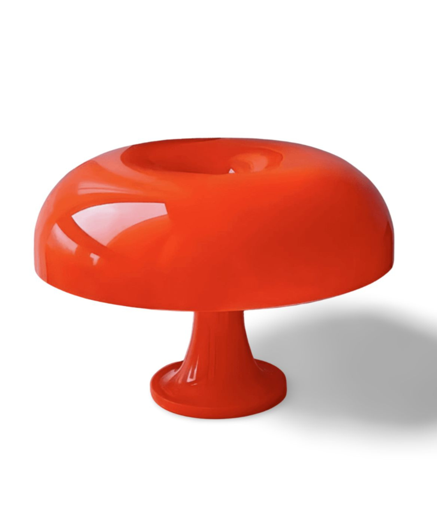 Orange mushroom retro lamp