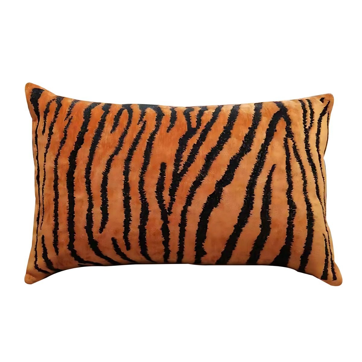 Orange Zebra Pillow Pillow Zebra Print / Orange bedroom beekindled