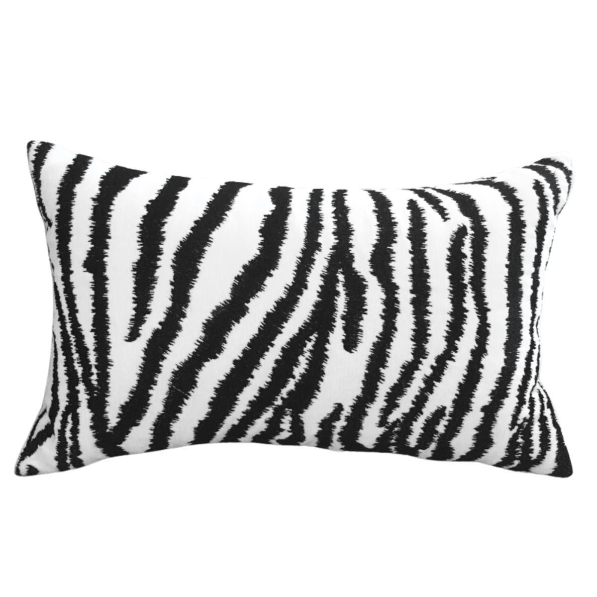 Orange Zebra Pillow Pillow Zebra Print / White bedroom beekindled