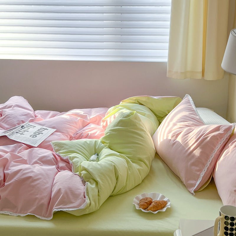 Pastel Duo Bedding - Bedding - bed linen - bed sheet - beekindled