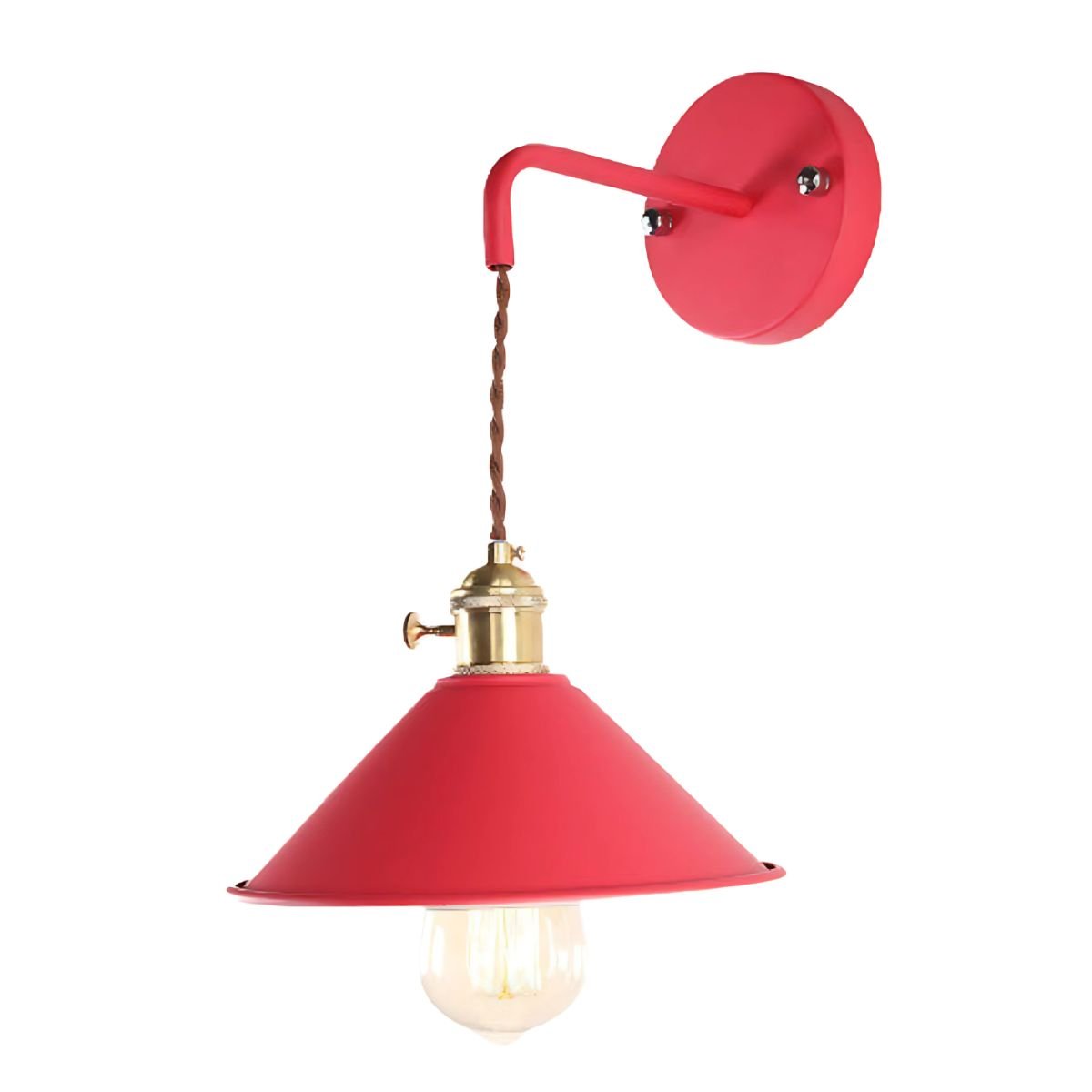 Pendant Wall Lamp Lamps Red bedroom beekindled