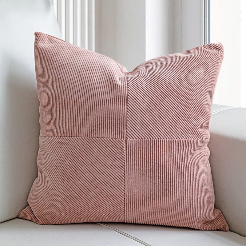 Pink Line Pillow Pillow bedroom beekindled