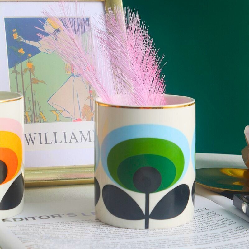 Retro Flower Cup - Drinking Glasses - kitchen - beekindled