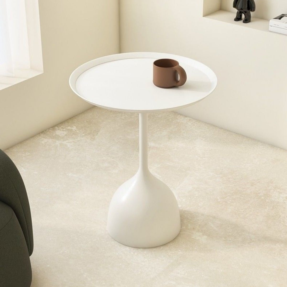 Round Corner Table - Table - livingroom - office - beekindled