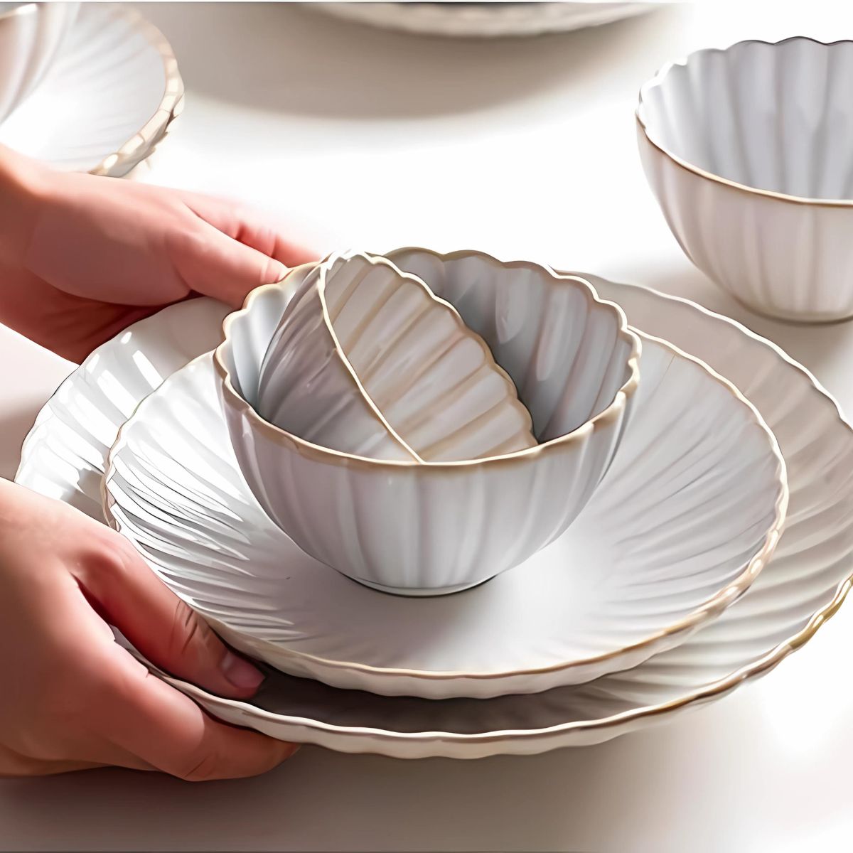 Scallop Tableware - Tableware - best seller - bowl - beekindled