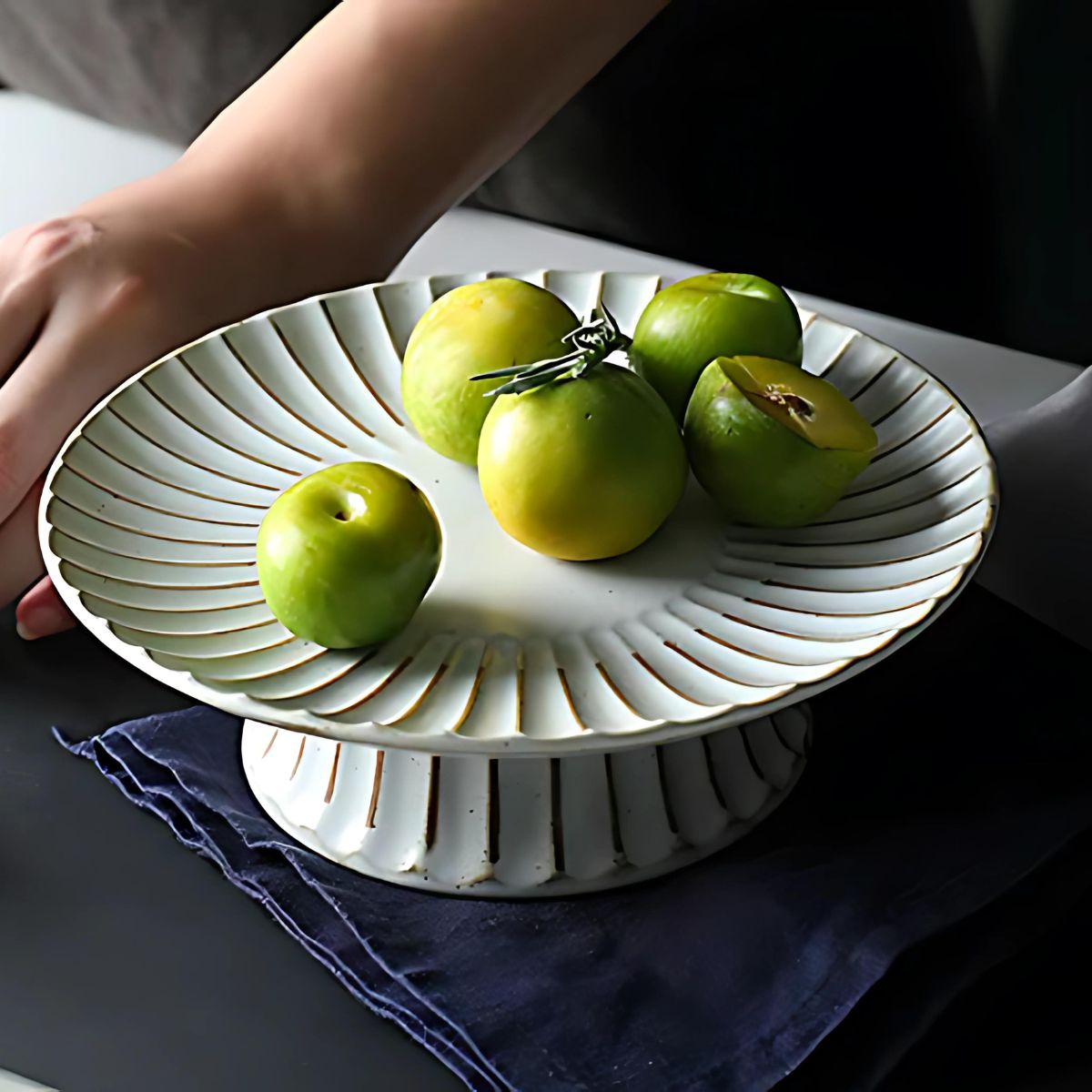 Scalloped Plattern - Serving Tray - kitchen - beekindled