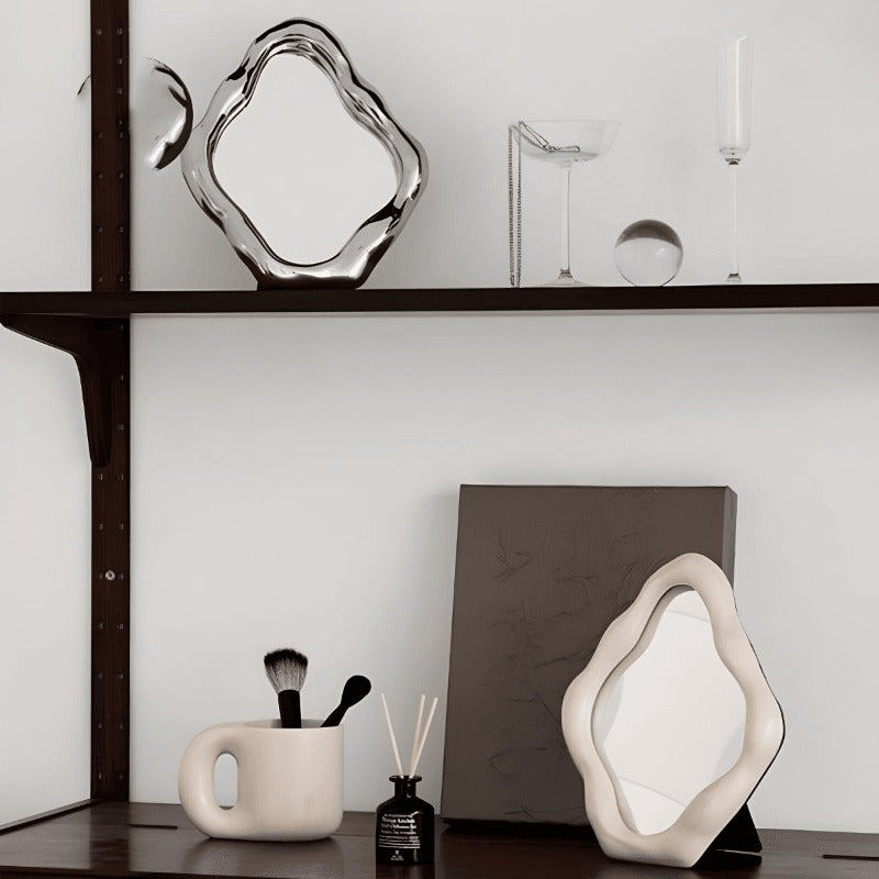 livingroom shelf decor cute vanity mirrors.