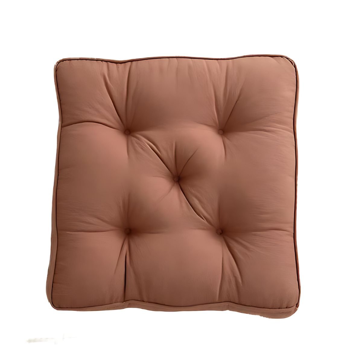 Square Chair Cushion / Amber Pillow Brown cushion beekindled