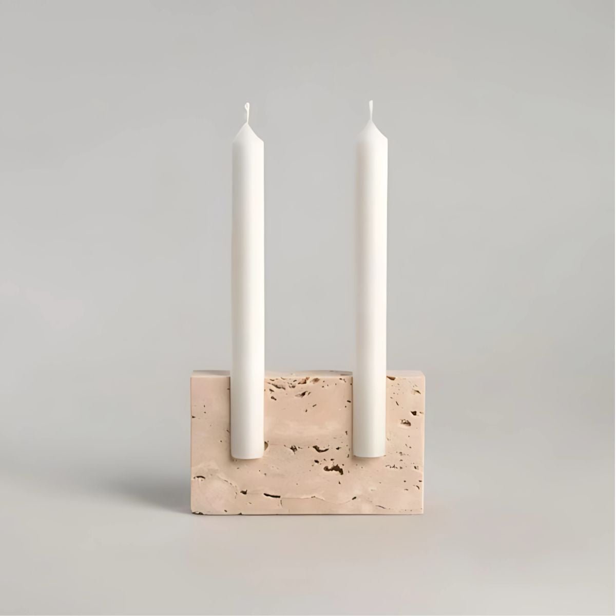 Stone Candleholder - Candle Holder - candleholder - decor - beekindled