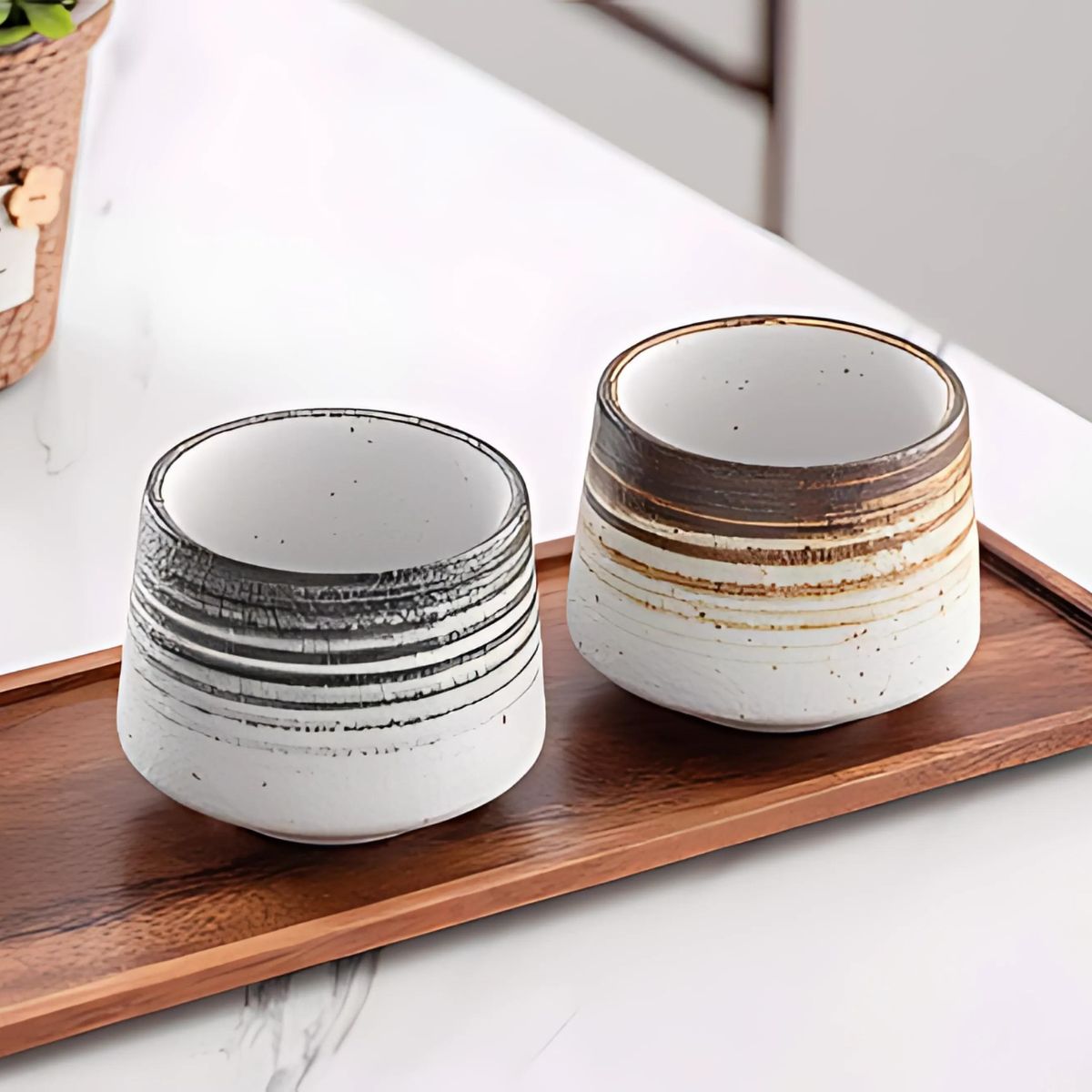 Stoneware Tea Cup - Cup - kitchen - beekindled