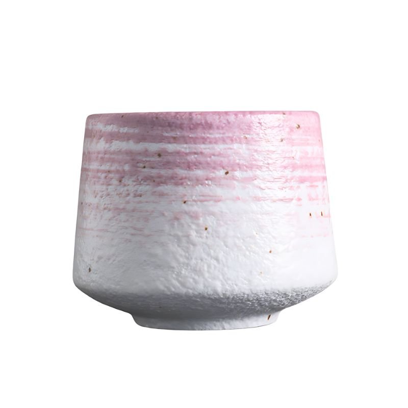 Stoneware Tea Cup / Gray Cup Pink ceramic beekindled