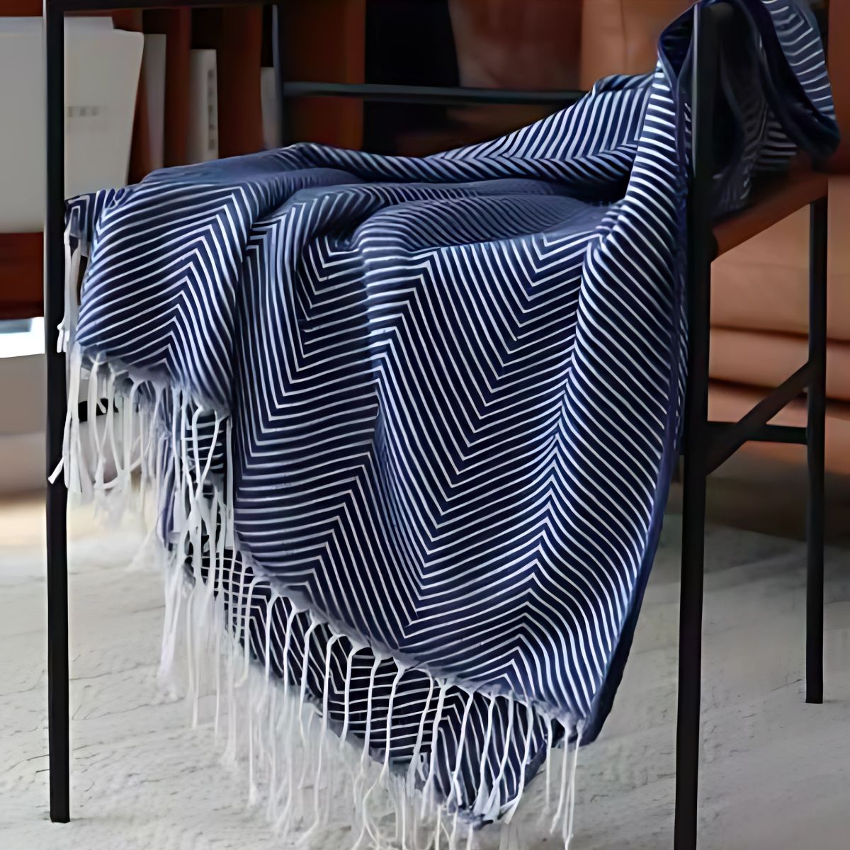 Stripe Tassel Blanket - Blankets - bedroom - blanket - beekindled