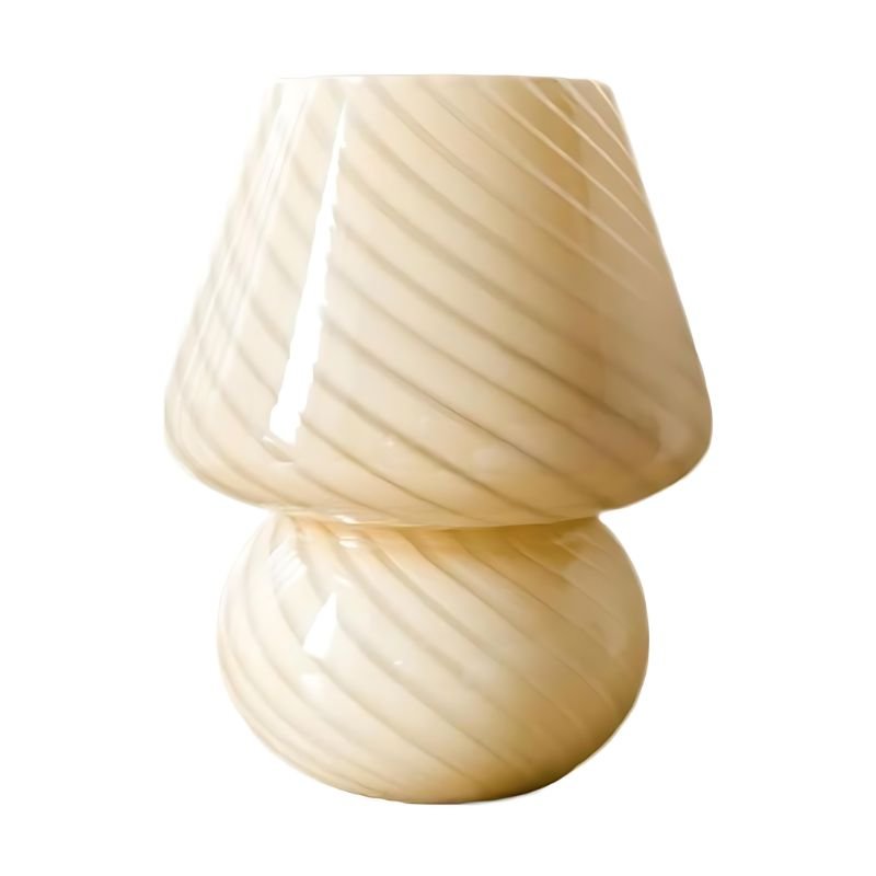 Table Glass Lamp / Beige Lamps Beige bedroom beekindled