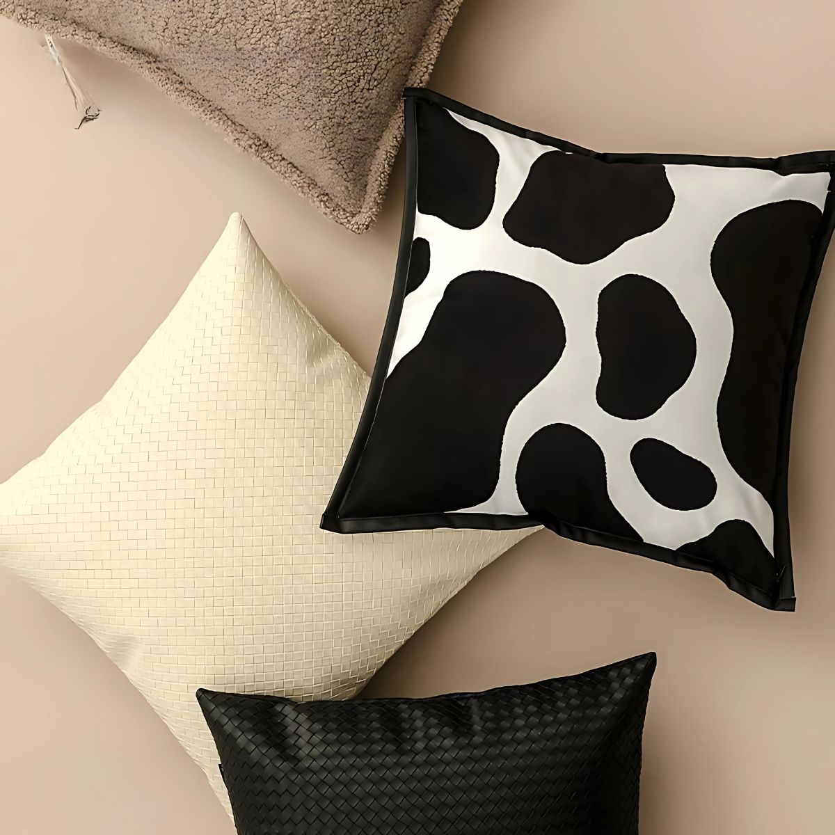 Velvet Moo Pillow - Pillow - livingroom - pillow - beekindled