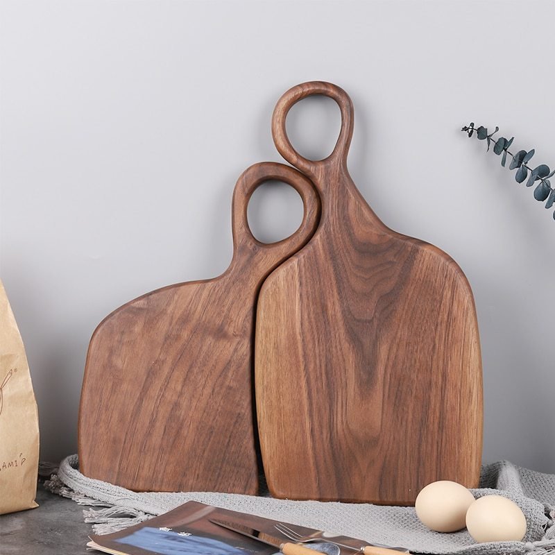 Walnut Wooden Board Set Trays kitchen beekindled