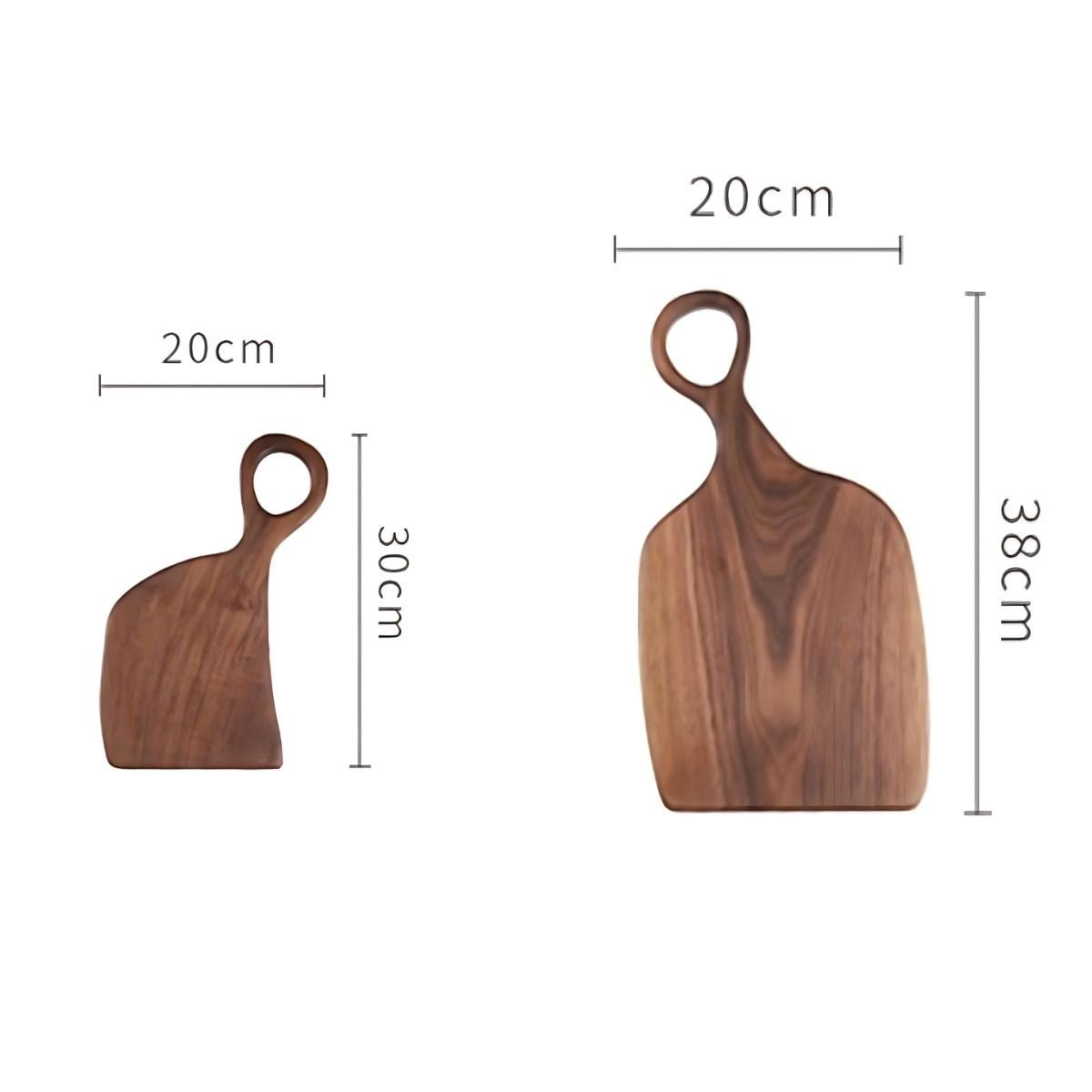 Walnut Wooden Board Set Trays kitchen beekindled