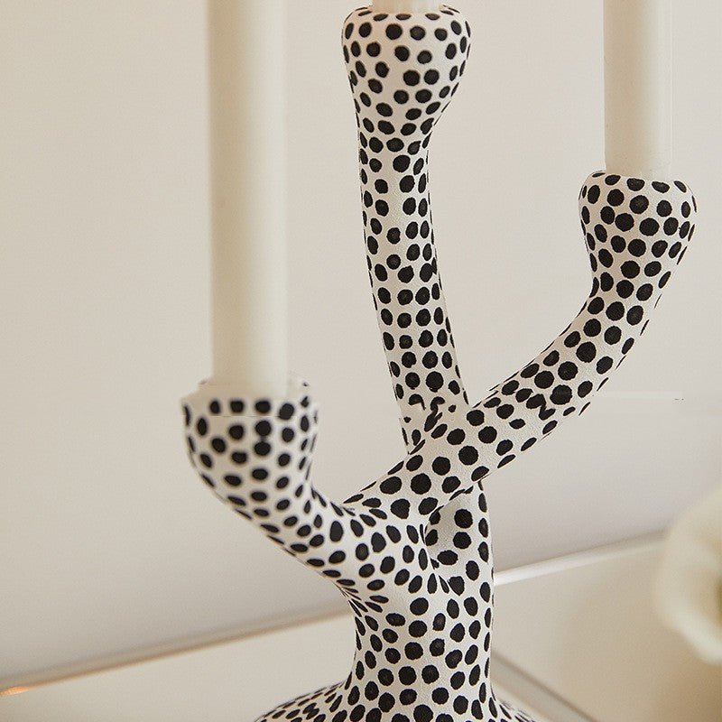 Polka Dots Candleholder - Candle Holder - candleholder - livingroom - beekindled