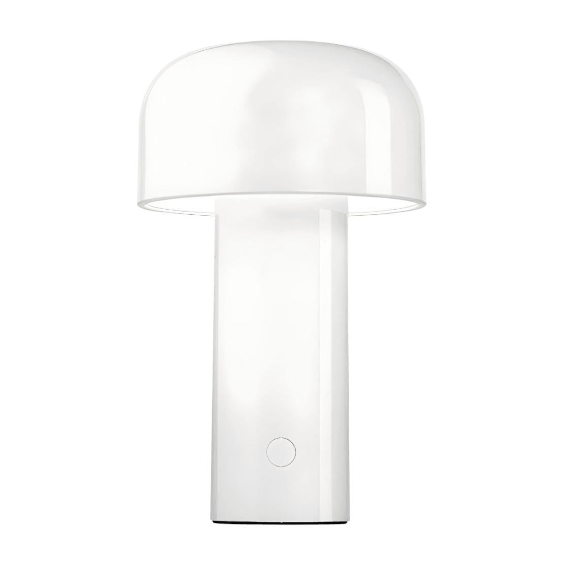 White LED portable USB metal table lamp