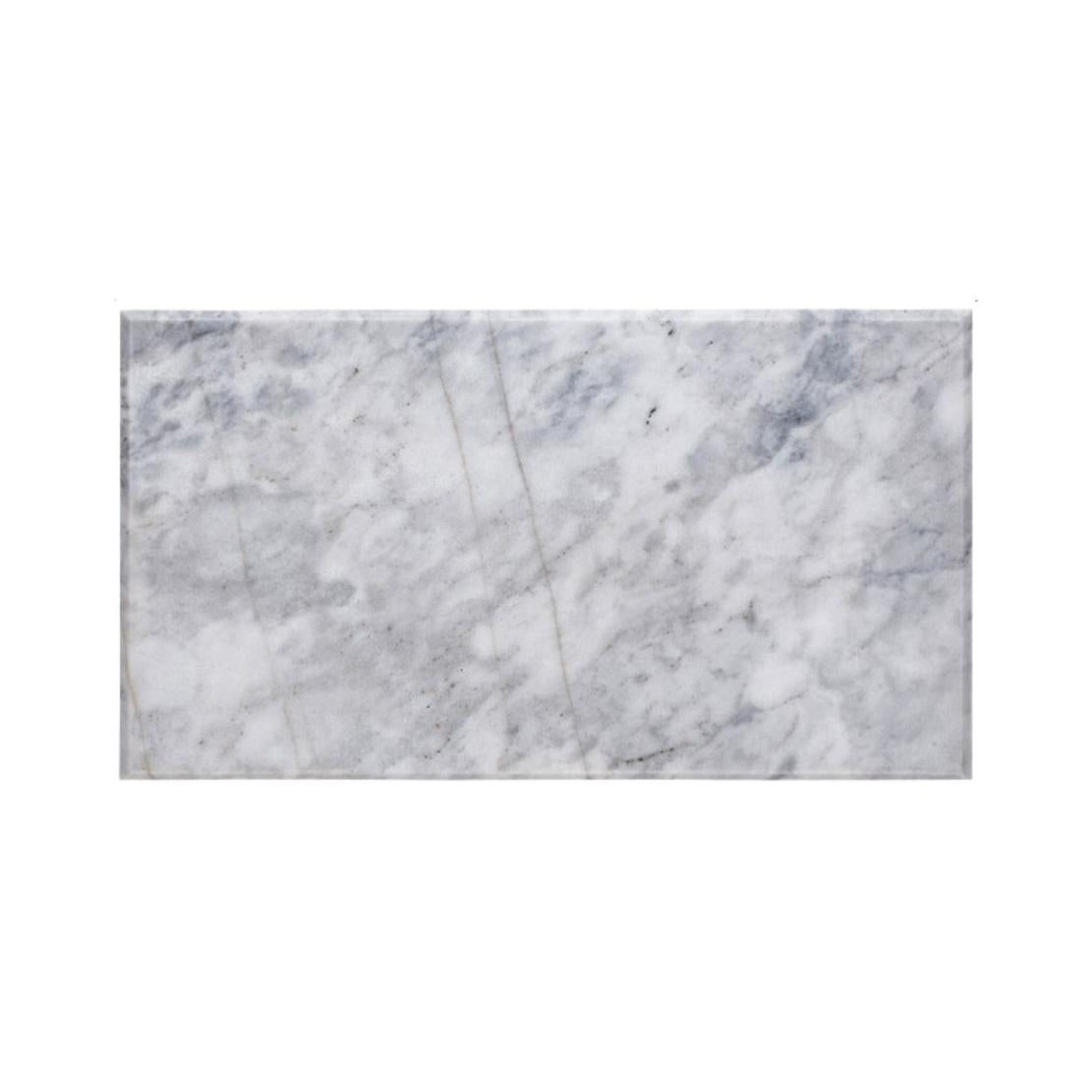 White square marble tray