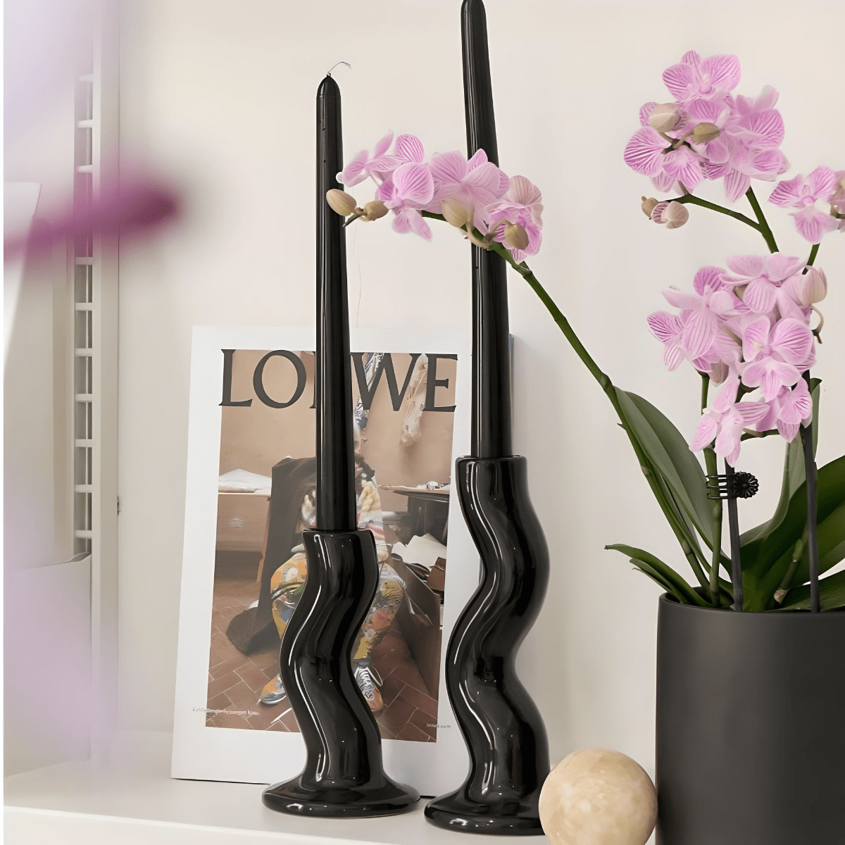 Wiggle Candlestick Holder - Candlestick Holder - candleholder - decor - beekindled