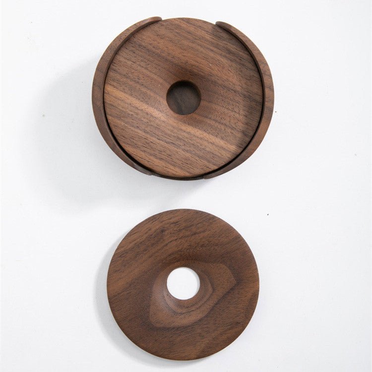 Wood Disk Coaster Set - Coasters - coaster - coffee & tea - beekindled