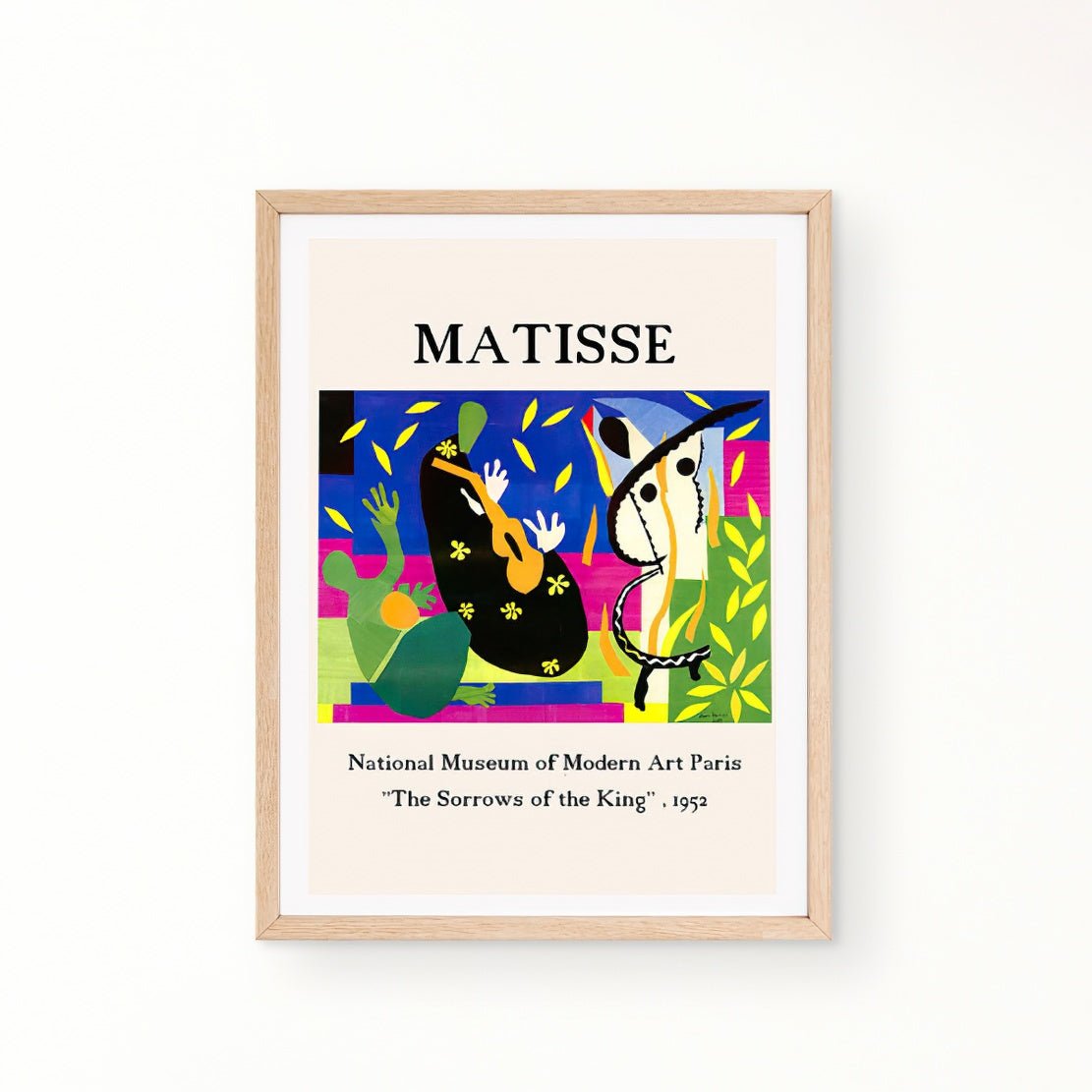 Henri Matisse "The Sorrows of the King" 1952 art print poster