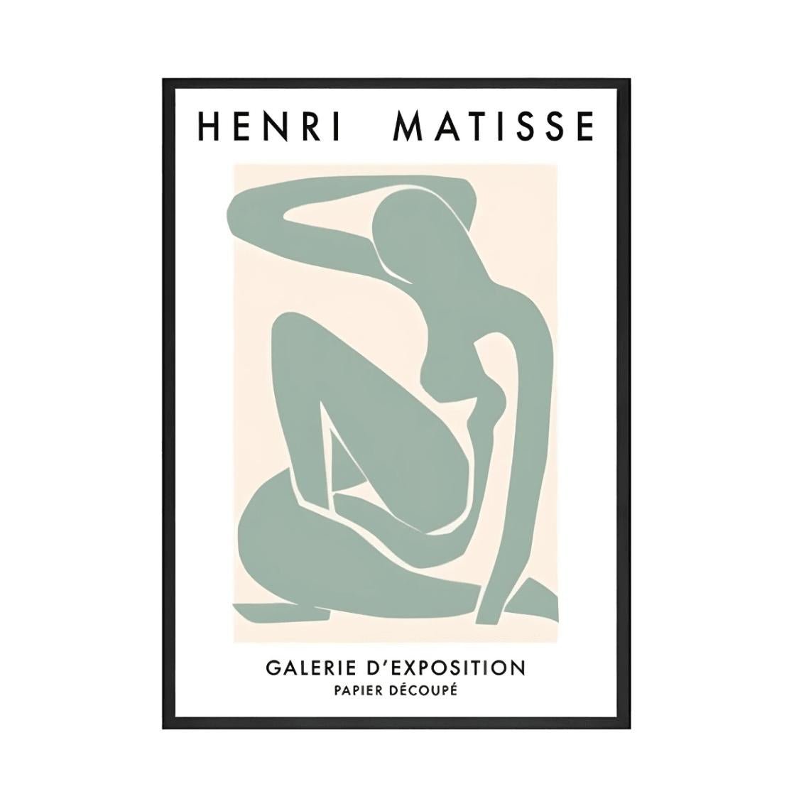 Matisse Sitting Woman art print / Soft canvas poster