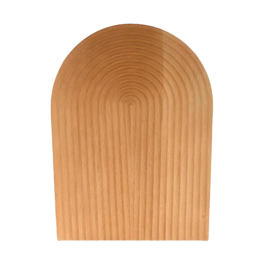 Light wood arch line tray